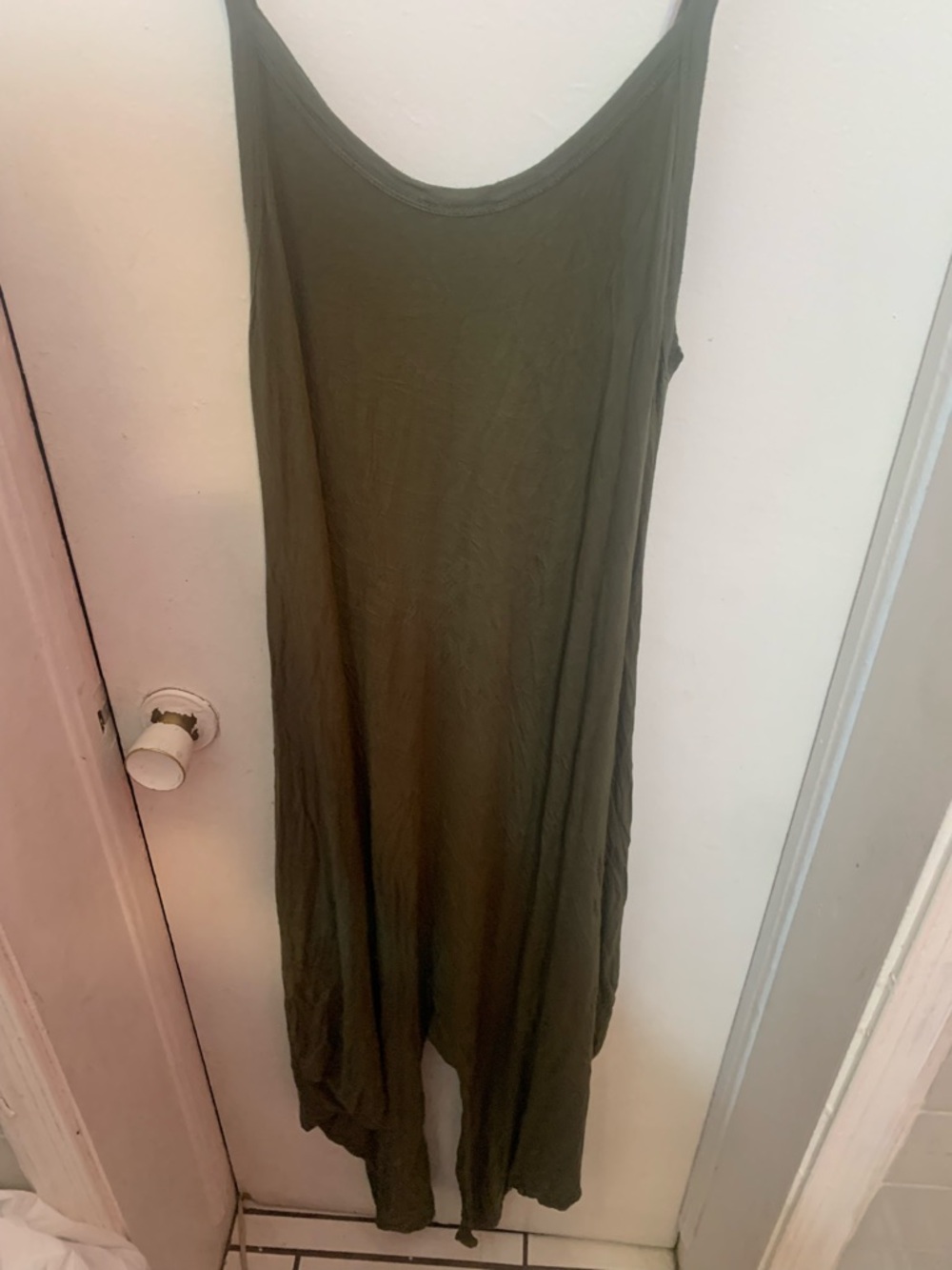 Casual Olive Green Sleeveless Jumpsuit